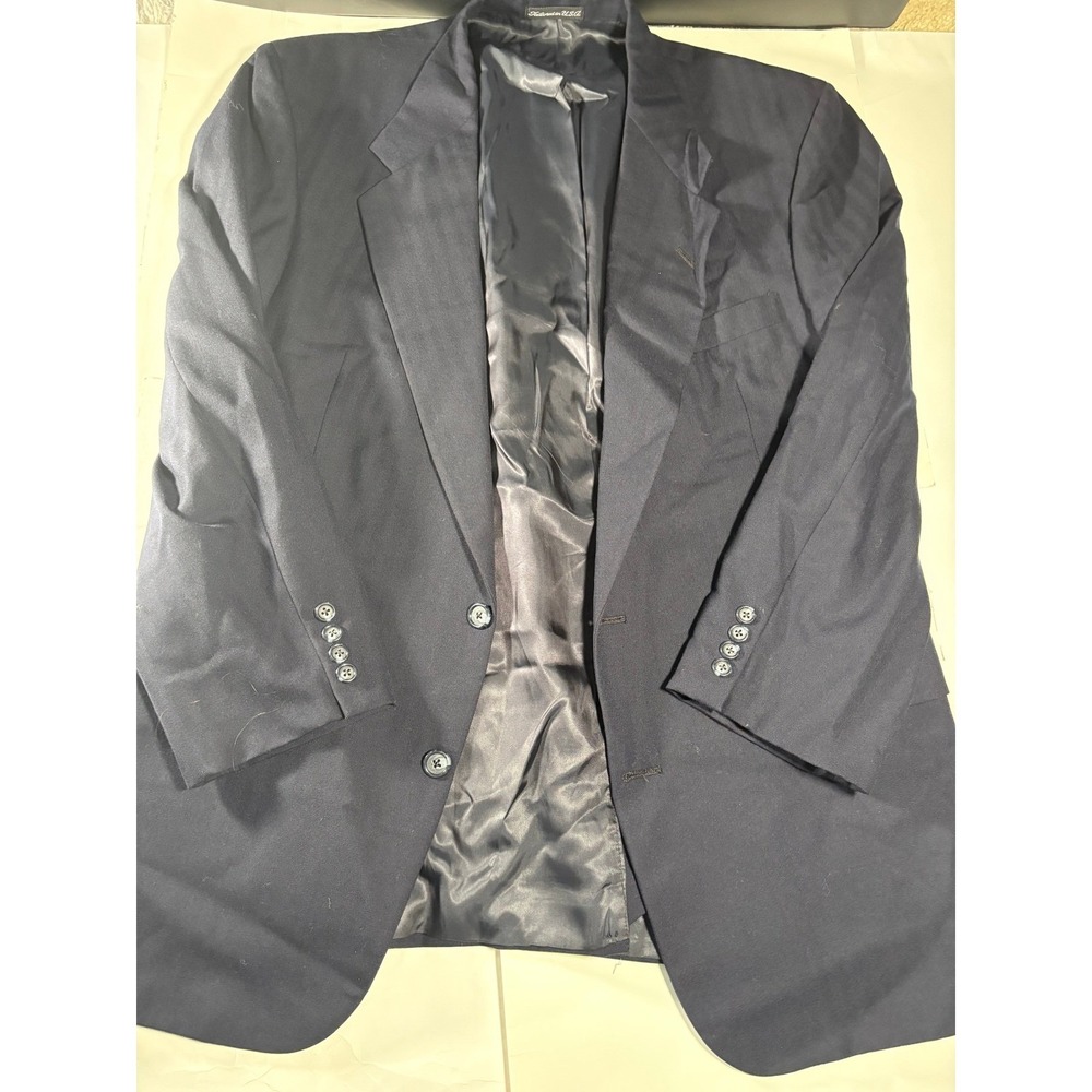 Tom‎ James Blazer 46R Charcoal Pinstripe Tailored in USA Executive Collection